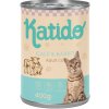 Katido mokré krmivo pre mačky teľacie s králikom 400g
