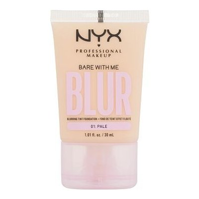 NYX Professional Makeup Bare With Me Blur Tint Foundation zmatňující make-up se středním krytím 01 pale 30 ml