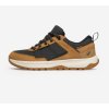 QUECHUA Pánska kožená nepremokavá turistická obuv NH500 hnedo-sivá 41