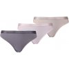 Dámske tangá Tommy Hilfiger, EVERYDAY LUXE 3 PACK béžová,ružová,fialová XS