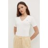 Tommy Hilfiger tričko dámske bavlnené WW0WW40584 béžová XXS
