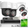Sada pre IP monitorovanie 4Mpx 4 kamery, Hybrid Light, Záznamník 8ch - HiLook by Hikvision