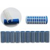 DUKO-EXIM DUKO Natáčky 2410 Varné nátačky na vlasy 27x68mm modrobiele 10ks - veľké