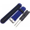 ESES Silikonový řemínek modro černý pro Garmin Forerunner 1530000550