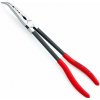 Kliešte KNIPEX montážne dlhé 280mm 45° zahnuté 2881280 (Kliešte pre jem.mech. polguľaté 28 81 280 2290473)