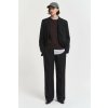 NOHAVICE GANT WOOL BLEND PULL ON PANTS BLACK