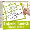 Dohány náučná hra tabuľa Kresli a zmaž zelená - Učíme sa kresliť krok za krokom zvieratká 506-1
