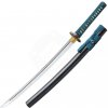 United Cutlery Shikoto Longquan Master Teal Wakizashi s kovanou čepelí