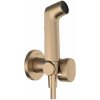 Hansgrohe Bidetová batéria pod omietku, so spŕškou, kefovaný bronz 29232140-HG