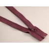 Deliteľný kostený zips - dĺžka (30 - 95 cm) - rôzne farby 40 cm Vínová_CEZ