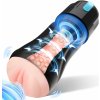 SuperLove Realistic Sucking & Vibrating Masturbator with 10 Vibration & 5 Suction Modes