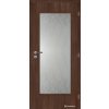 Doornite Fóliované (kašír) 3/4 SKLO Orech Rustikálny interiérové dvere, DTD F13/4S-OrechRustik