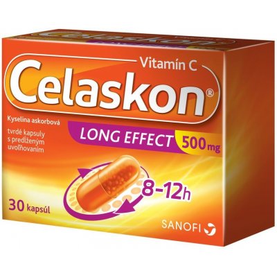 Celaskon Long Effect Vitamin C cps.pld.30 x 500 mg