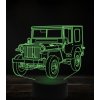 Beling 3D lampa, Jeep Hotchkiss M201, 7 farebná, VBN8