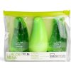 IDC INSTITUTE Aloe Vera sprchový gél 80 ml + telové mlieko 80 ml + IDC Institute Aloe Vera upokojujúci gél na telo 270 ml