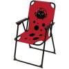Linder Exclusiv | Kempingová stolička KINDER - Skladacia KC6000 - Farba červená KC6000