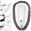 FLOO FOR BABY Hniezdo Wafle GRAPHITE/WHITE