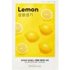 Missha Airy Fit Lemon plátenná maska pre rozjasnenie pleti 19 g