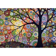Figured Art Diamantové maľovanie Strom života v odraze na ráme 40 x 50 cm