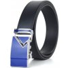 Kožený opasok s automatickou prackou BLUE TOP Čierna