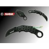 Nôž skladací KANDAR Black Karambit 18/7cm