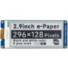 Waveshare 296 x 128, 2,9-palcový E-Ink zobrazovací modul