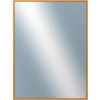 DANTIK - Zrkadlo v rámu, rozmer s rámom 60x80 cm z lišty Hliník oranžová (7269217)
