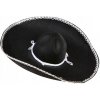 Maxi mexické sombrero čierne 53 CM