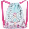 Bagmaster Bag LUMI 23 B školský vak na prezúvky / vak na cvičky - flower fairy blue 1,5 l 230237