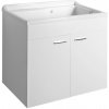 Aqualine Skrinka pod umývadlo 78 x 70 x 48 cm, biela 57036