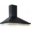 Klarstein Montblanc 90, digestor, 90 cm, nástenný, 610m³/h, LED, lišta, biely (CGCH2-Montblanc90-BK)
