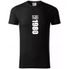 Limited edition 1980 pruh - Tričko z organickej bavlny - 2XL ( Čierna )