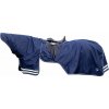 HKM Deka jazdecká HKM, s krkom, s fleecom, nepremokavá, deep blue Dĺžka chrbta: 165 cm