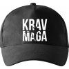 Nápis Krav Maga - Šiltovka so zahnutým šiltom a mosaznou sponou - Univerzálna veľkosť ( Čierna )