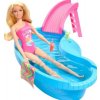 Mattel Barbie - Panenka s bazénem a klouzačkou, HRJ74