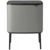 Brabantia Odpadkový kôš Brabantia BO TOUCH 11/23l sivý