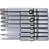 Sada 8 bitov HIOS H5(∅5) Torx T5-T20 - 60 mm