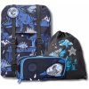 Frii of Norway Ergonomická Školská sada Retro 22L - Dinosaurus Blue, 6+