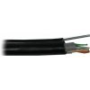 PLANET kabel UTP, drát, 4pár, Cat5e, PE+PVC venkovní dvouplášť, ocelové nosné lanko, Fca, (balení 305m)