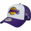 Šiltovka New Era, LA LAKERS NBA SIDE PATCH 9FORTY TRUCKER fialová,biela,žltá, UNI