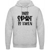 AWDis Hoodie Mikina Nápis This SPOT is Take Šedivá sivá
