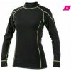 CXS REWARD Tričko dámske termo, čierno-zelené 1720-003-808-93 M