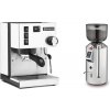 Rancilio Silvia E, white + La Pavoni Cilindro