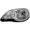 predné svetlá VW Polo 9N3 05.05-09 Angel Eyes chróm