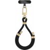 Popruh na ruku/šnúrka na telefón Tech-Protect C4S Rope Wrist Strap Black/Gold