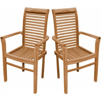 Teako Design 2 ks stohovacie stoličky Cosenza Teak Solid Wood 110 cm od  615,98 € - Heureka.sk