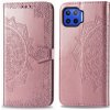 PROTEMIO 24784 ART Peňaženkový kryt Motorola Moto G 5G Plus ORNAMENT ružový