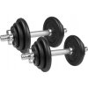 Nakladací jednoručný činkový set Spartan 2x10kg - oceľový - Priemer 30 mm