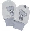 ESITO Dojčenské rukavice Teddy bears Šedá Veľ. 56