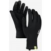 Vlnené rukavice Ortovox 185 Rock'N'Wool Glove Liner - black raven
